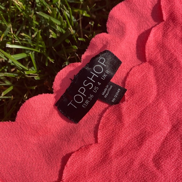 TopShop Pink US 4 Crop Top - Picture 4 of 5